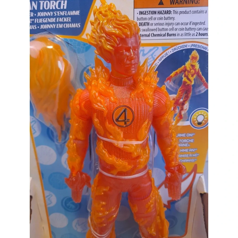Marvel Studios Fantastic‎ 4 First Steps Titan Hero Series HUMAN TORCH 10